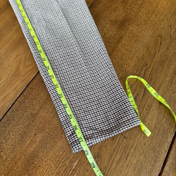 American Eagle Dark Academia High Waisted Houndstooth Mom Jeans Stretch Sz 0 - Picture 16 of 16